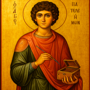 Icoana ortodoxa Sfantul Pantelimon