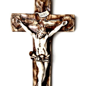 Cruce mare din ipsos Iisus rastignit pe cruce