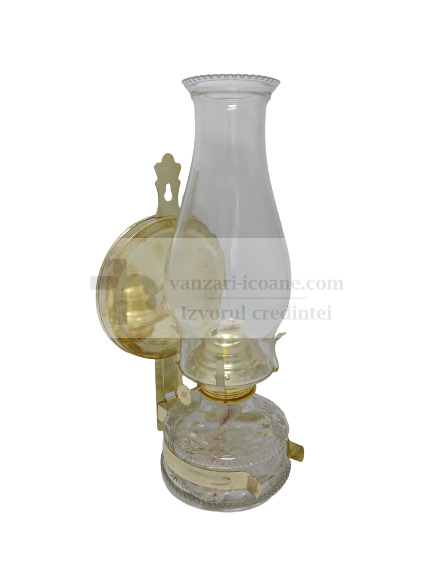 Lampa din sticla mare cu gaz lampant