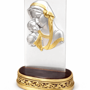 Icoana pe sticla cu suport ceramic