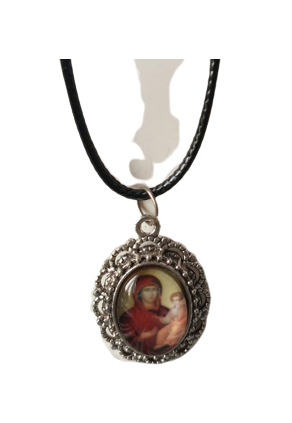 Colier cu medalion Maica Domnului