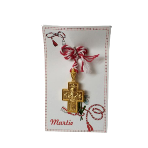 Martisor cruce aurie mare