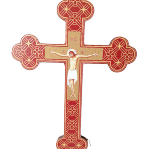 Crucifix lemn cu icoana