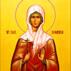 Icoana Sfânta Cuvioasă Domnica 20x24 cm