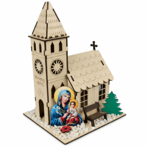 Bisericuta decorativa cu icoana