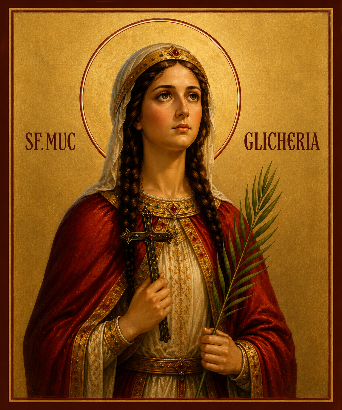 Sfanta Mucenita Glicheria 20×24 cm