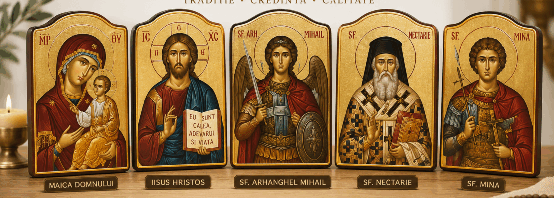 Icoane Ortodoxe pe PAL Cantuit si Vopsit – Traditie si Credinta