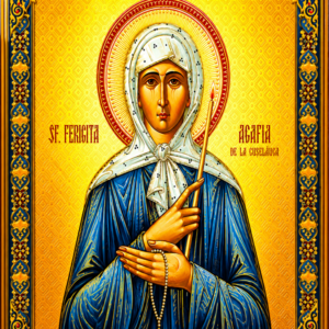 Icoana Sfânta Fericita Agafia de la Cușelăuca
